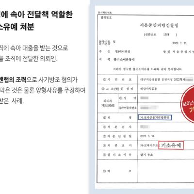 보이스피싱조직에 속아 현금카드를 전달한 피의자를 변호하여 불기소결정